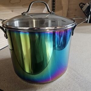 Rainbow Stainless Steel Stock Pot